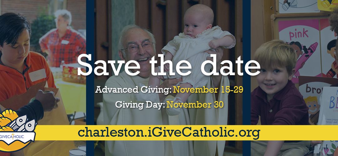 Bishop Robert E. Guglielmone, Roman Catholic Diocese of Charleston on #IGiveCatholic Giving Day!