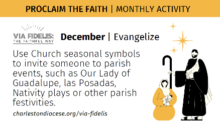 Proclaim the Faith  - Monthly Activity