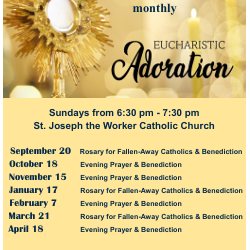 Monthly Eucharistic Adoration